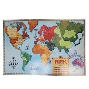 Parker Brothers Risk World Conquest Game Board Replacement Trifold 70s 80s
